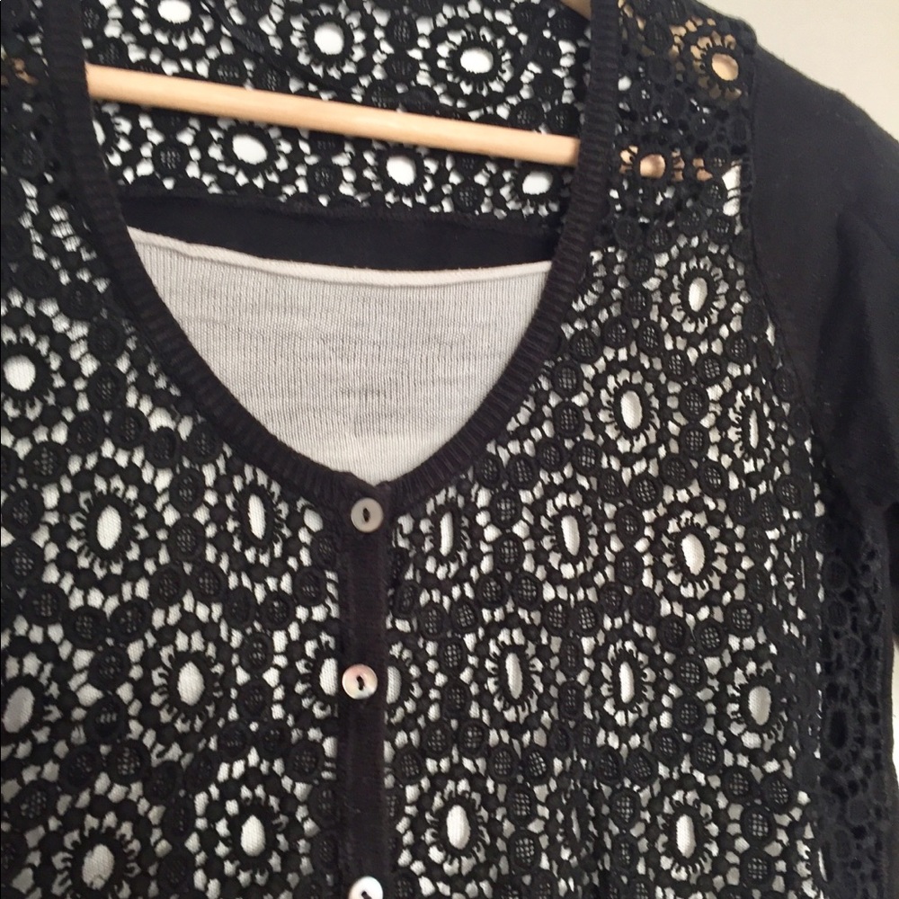 Cute Zara vest/cardigan with lace details